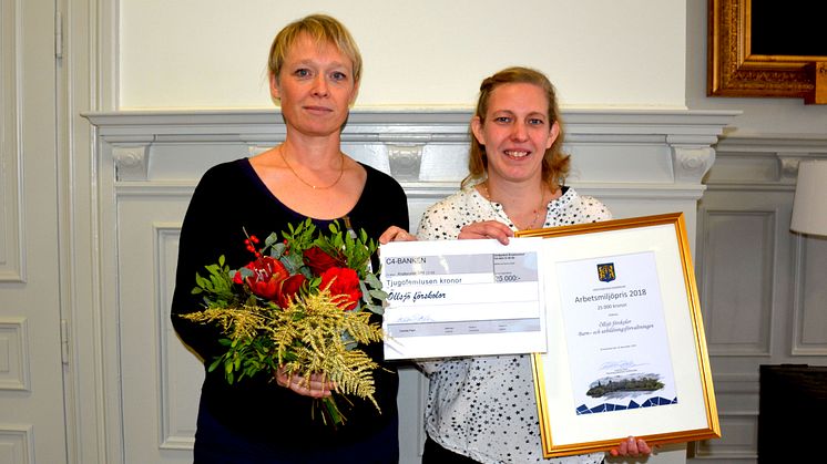 Kommunens arbetsmiljöpris till Öllsjö förskolor