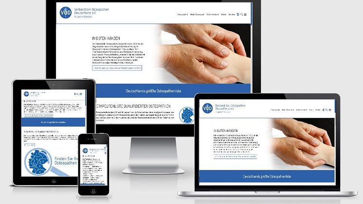 Bekannteste Osteopathie-Website in neuem Look /  Verband der Osteopathen Deutschland (VOD) e.V.: Relaunch von OSTEOPATHIE.DE 