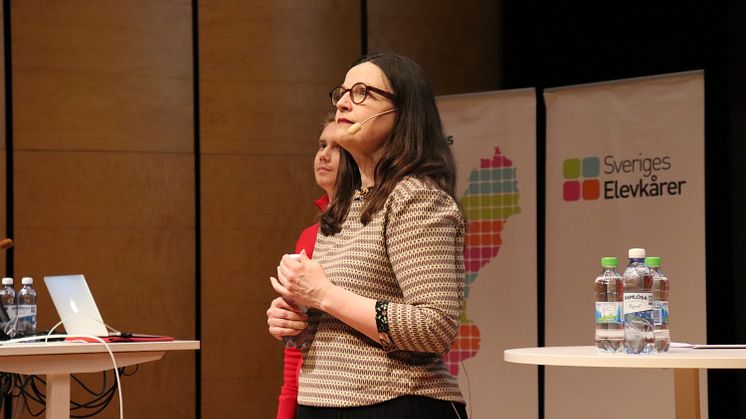 Utbildningsministern på Sveriges största elevträff