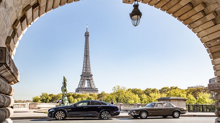 Jaguar fejrer fortid, nutid og fremtid på Paris Motorshow