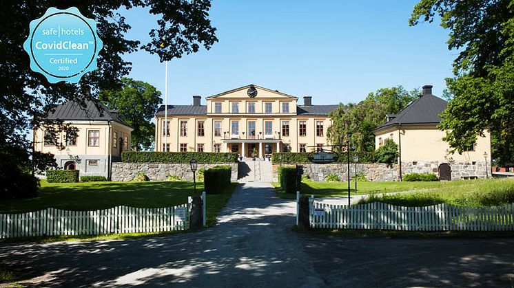 Krusenberg Herrgård och FågelbroHus CovidClean certifieras av SafeHotels!