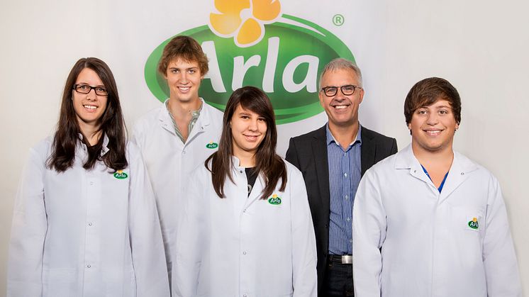 Die neuen Azubis bei den Arla Foods Käsereien im Allgäu