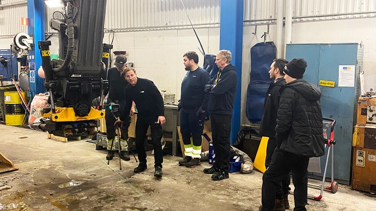 Swecon utbildar tekniker på Dig Assist