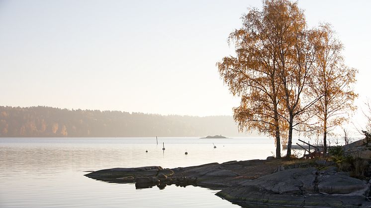 Strandpromenad på konferensanläggningen Vår Gård Saltsjöbaden