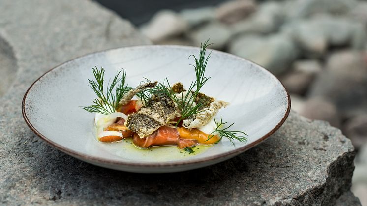 Maträtt på Restaurang Flora, Arken Hotel & Art Garden Spa