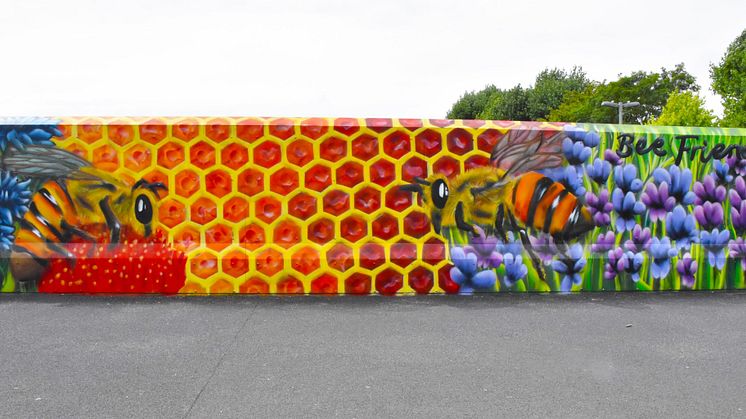 Falmer station mural