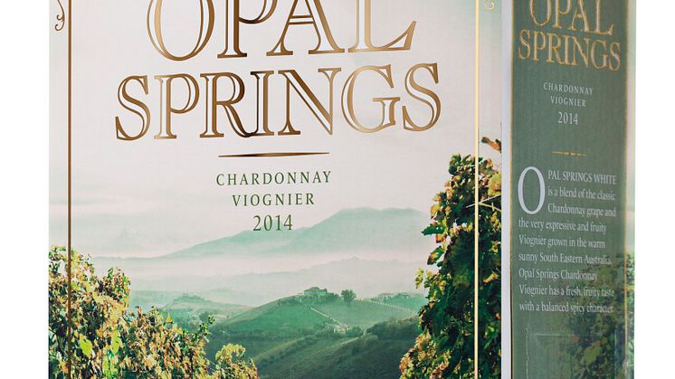 Opal Springs Chardonnay Viognier fulländar vinserien  – australiensiska vinserien Opal Springs får tillökning av ett vitt vin