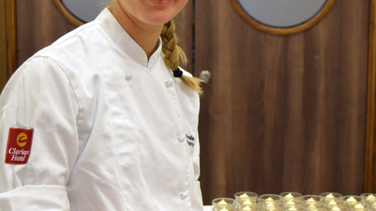 Emelie Lindell, avdelningschef bageriet Clarion Hotel Arlanda Airport