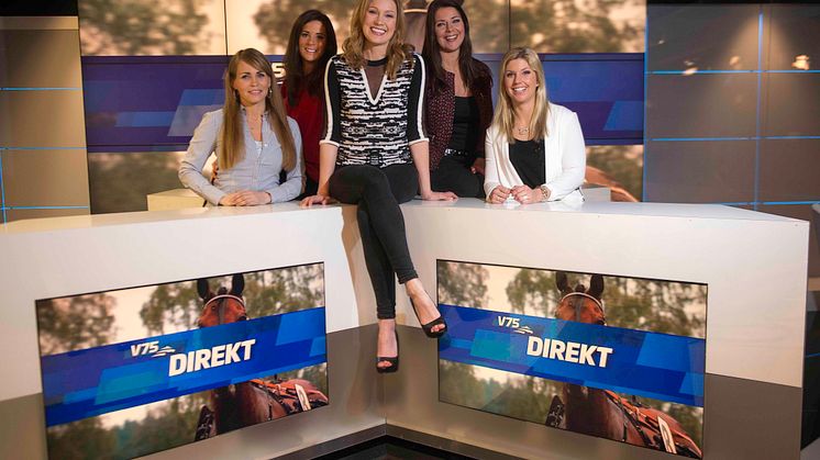 Fem kvinnor skriver sport-tv-historia!