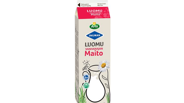 Arla Ingman Vanhanajan täysmaito 1L