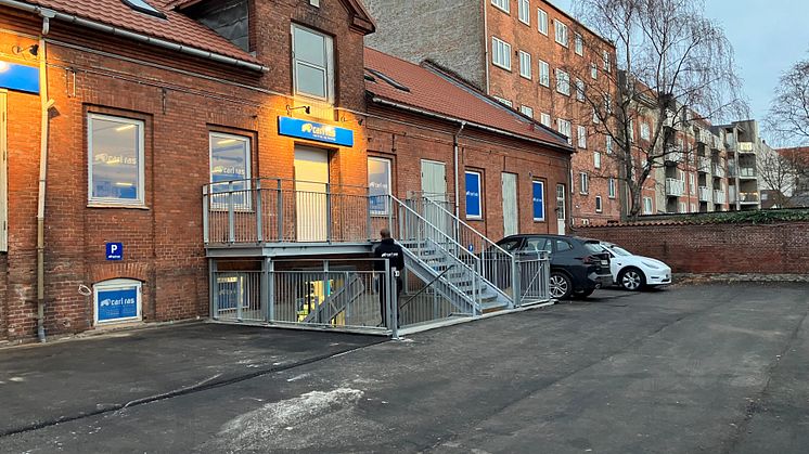 Butiksfacaden på Amager