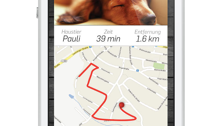 App spårning på karta
