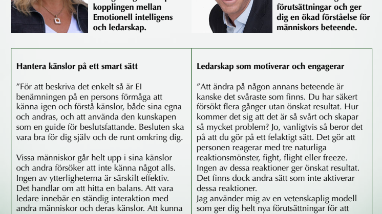 Thomas och Kinga gör ditt ledarskap smartare