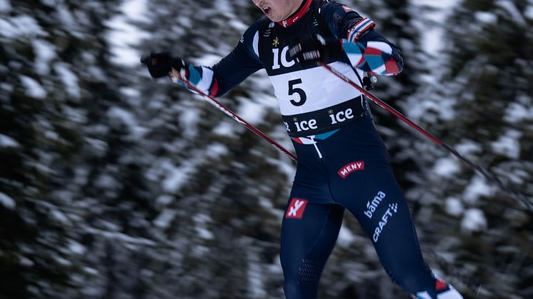 DEBUTERER: Vebjørn Sørum (Søndre Ål Sportsklubb) ligger som nummer tre i IBU Cup'en totalt. Nå skal han prøve seg i verdenscupen. Foto: Emil Sørgård / NSSF. 