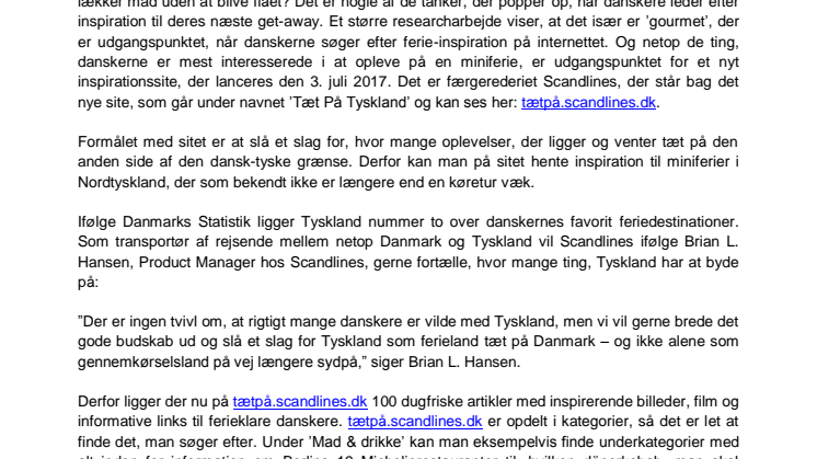Nyt dansk inspirationssite sætter fokus på weekendturen