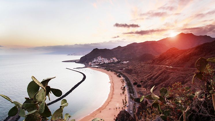 Playa de Las Teresitas på Teneriffa.
