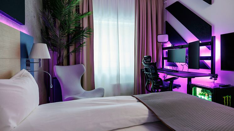 Quality Hotel Expo på Fornebu først ut med gaming room i Norge. Foto: Knut Neerland, Magent.  