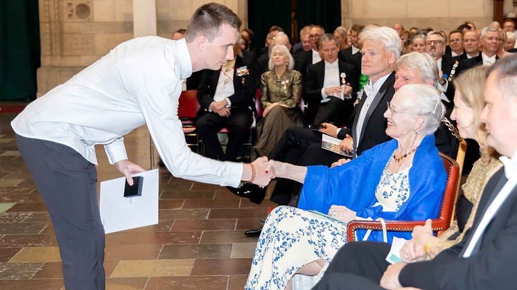 Young NNIT talent receives royal praise for his efforts