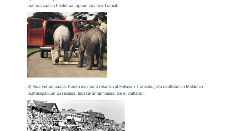 18 Omituista asiaa, joihin on käytetty Ford Transitia