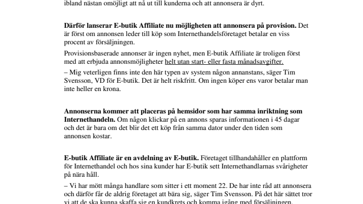 Annonsera gratis på nätet