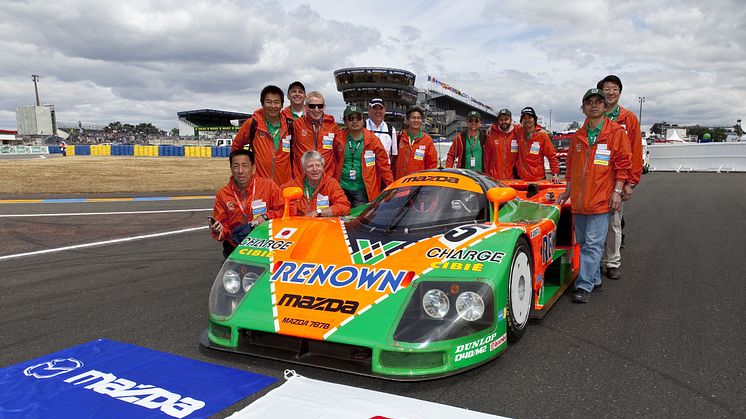 The Mazda 787B returns to Le Mans