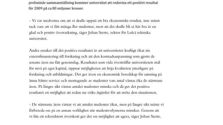 Luleå tekniska universitet på grön kvist