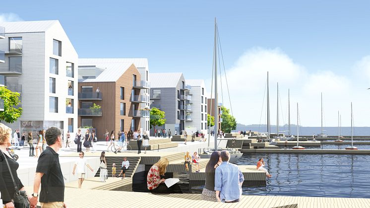 Kvarteret Förseglet ligger i Öster Mälarstrand som är ett av Västerås mest attraktiva områden.
