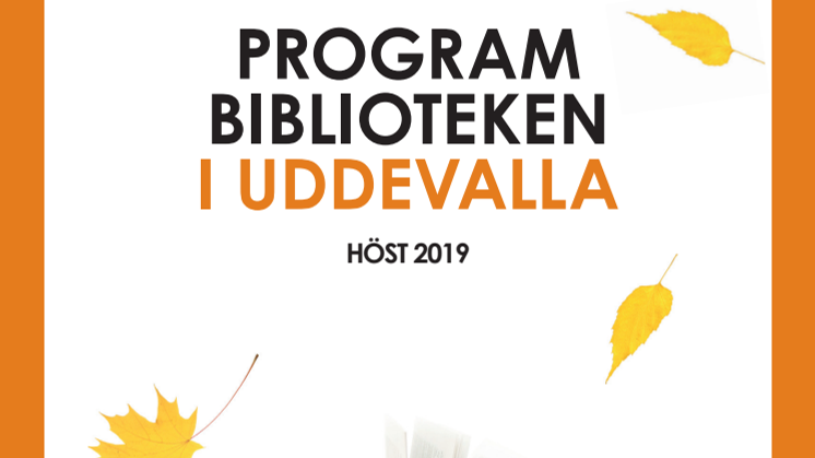 Späckat biblioteksprogram i höst