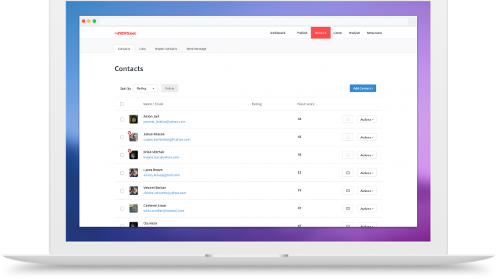 Mit dem neuen "Audience Builder" können unsere Kunden in Zukunft noch zielgerichtetere Verteilerlisten erstellen
