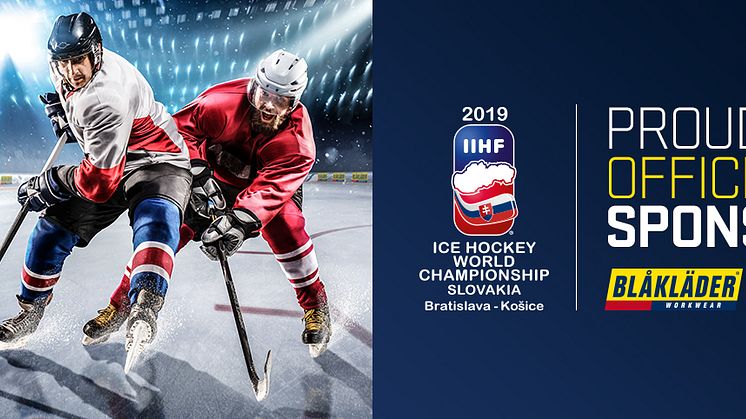 Blåkläder officiell sponsor till Hockey-VM 2019