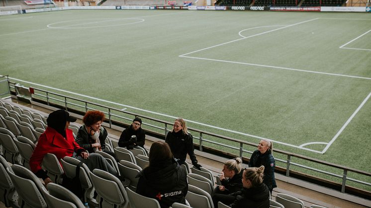 Coronasäkrad låtskrivarträff på Malmö IP