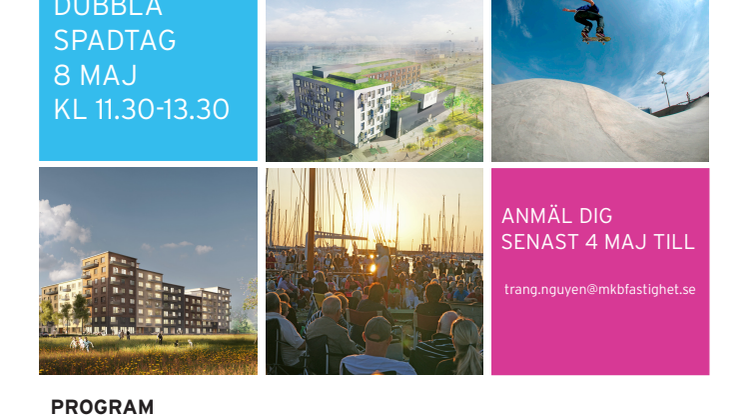 Inbjudan spadtag i Västra hamnen och på Limhamns läge