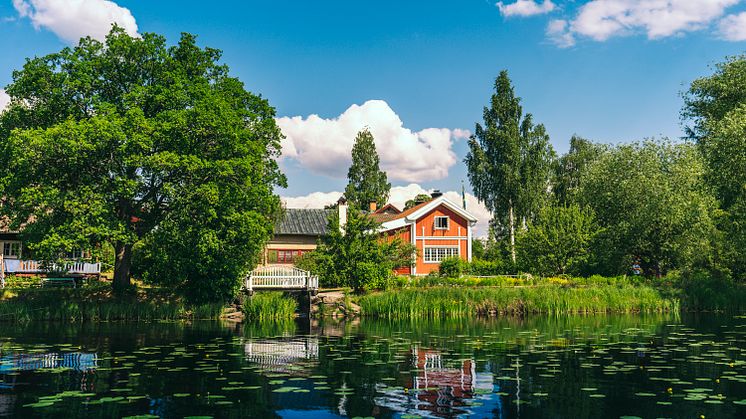 Carl Larsson-gården i Sundborn utgör ett av stoppen under Kulturresan i Dalarna. Foto: Erik Kilström