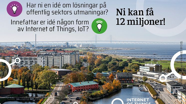Kommuner kan få 12 miljoner till IoT-projekt