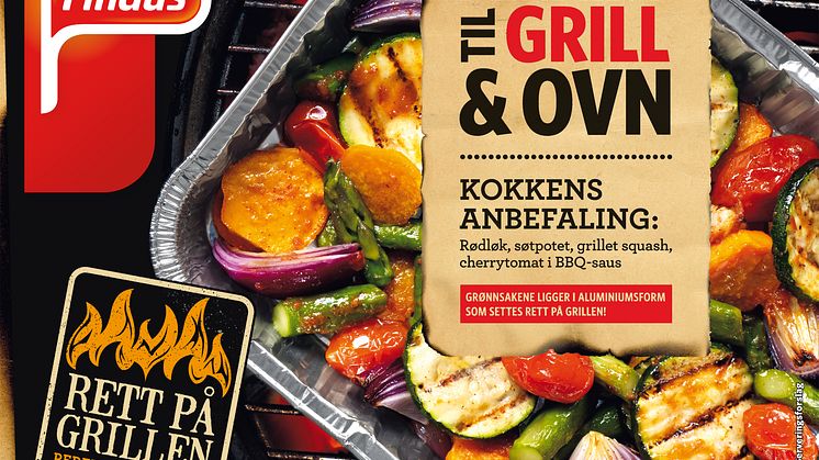 Grillgrønnsaker m/ BBQ-saus