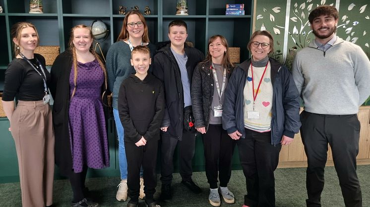 From left to right: Georgina May, PR Executive at Fred. Olsen Cruise Lines, Dru Watts, Joint Stem Lead at Lapwing Education, Emily Hodges, Tutor at Lapwing Education and right, Dominic Simpson, Sustainability Manager at Fred. Olsen Cruise Lines