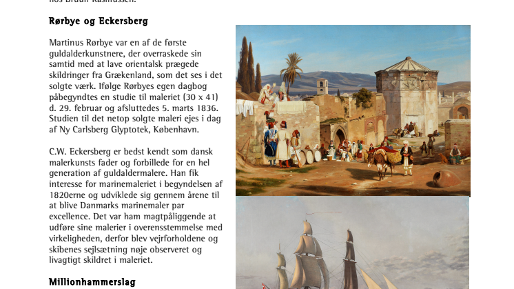 ​Guldalderkunst til millionhammerslag