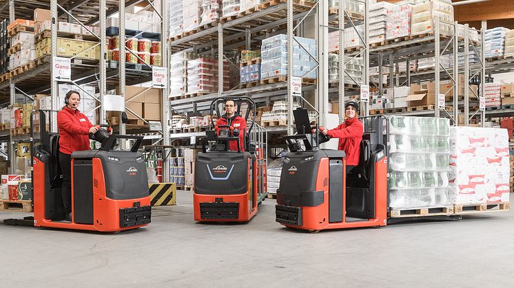 Linde Material Handlings nya serie plocktruckar för låg nivå N20 C