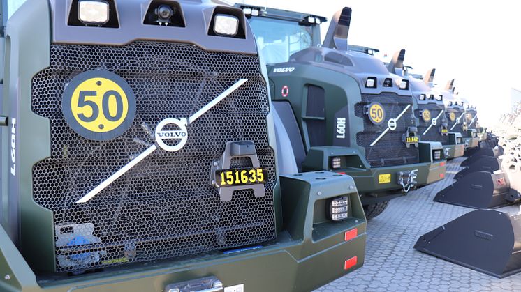 Volvo hjullastare L60H - bak FMV