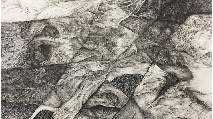 Fredrik Nordin Utan titel 150x150cm