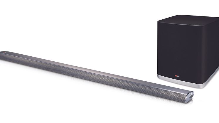 LG LANSERER ELEGANTE SOUNDBARS MED  HD-LYD I STUDIOKLASSE