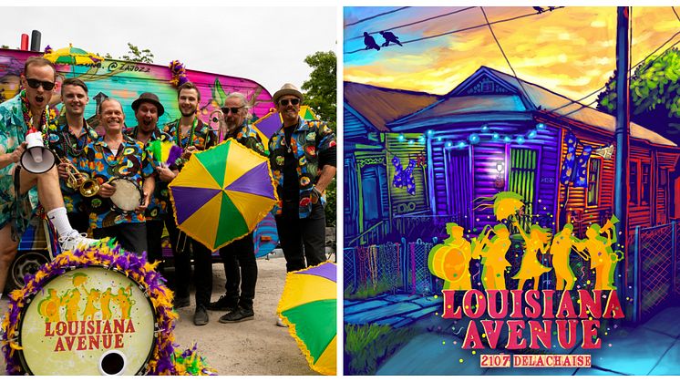 ​Louisiana Avenues debutalbum ”2107 Delachaise” är här!