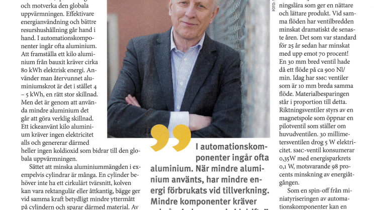 Allt talar för mindre komponenter