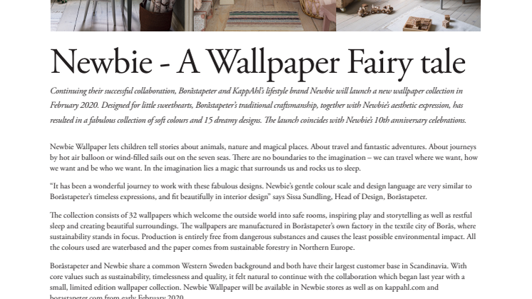Newbie - A Wallpaper Fairy tale