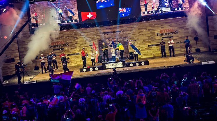 STIHL TIMBERSPORTS Series_Siegerehrung 2015