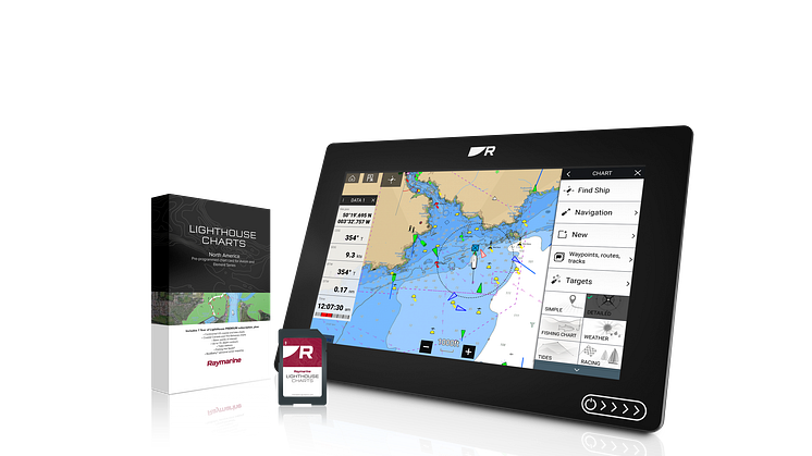 Cartografia LightHouse Raymarine ora disponibile, nuovo Chart Store e nuova app mobile RayConnect
