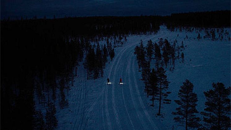 Nattvasan - världens första nattlopp på skidor