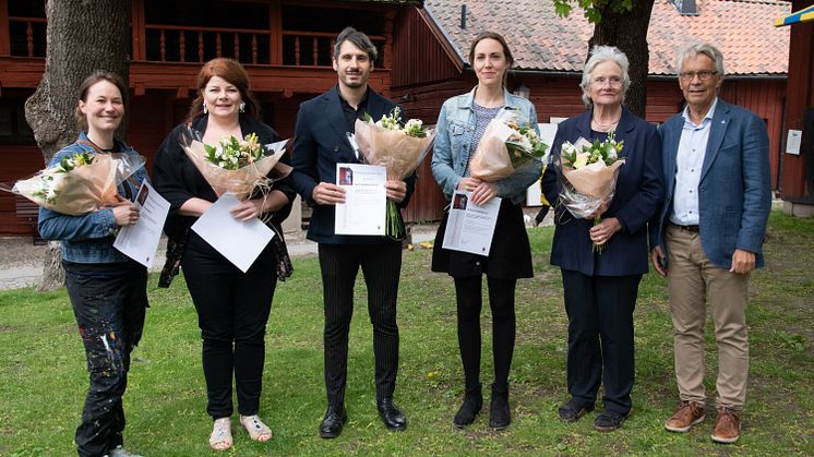Anya Blom, Sofia Dahl, Arvin Shabroo Golak, Antonia Kjellarsson, Charlotta Kjerrström och Lennart Bondeson Ordförande i Kulturnämnden.