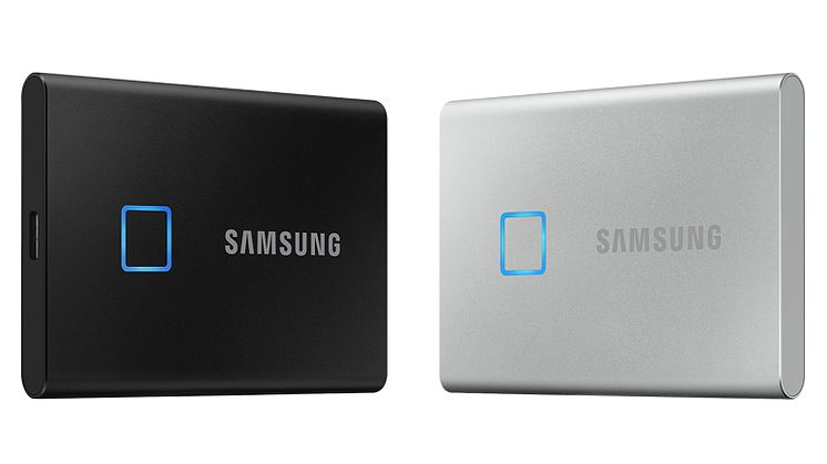 Samsung presenterar Portable SSD T7 Touch – som sätter en ny hastighets och säkerhetsstandard för externa lagringsenheter