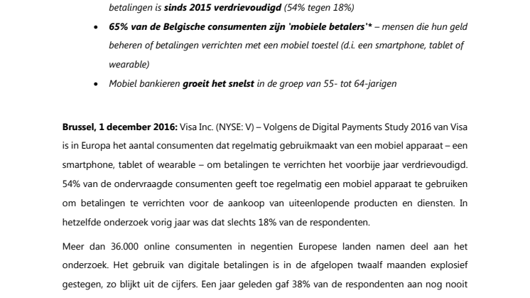 Europeanen sluiten nieuwe betaalmethodes in de armen: goed nieuws voor mobiele betalingen